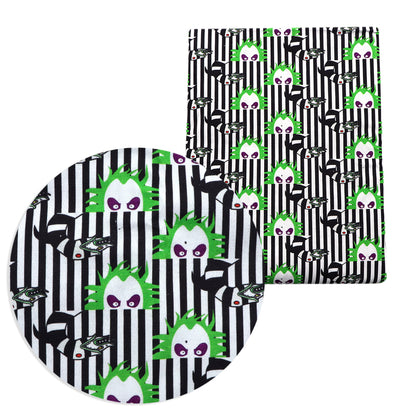 snake pattern stripe printed fabric