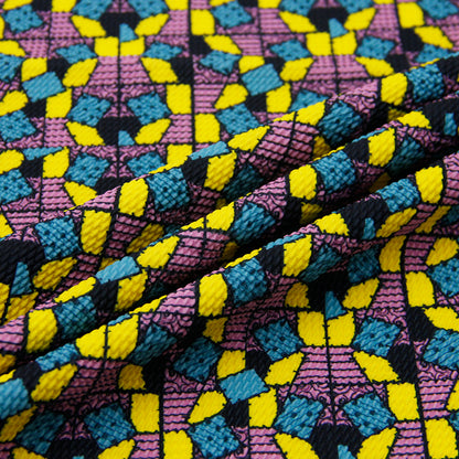 plaid grid patchwork quilt printed fabric