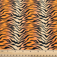 Load image into Gallery viewer, gradient color orange series tiger tiger pattern printed fabric
