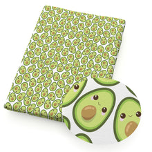 Load image into Gallery viewer, avocado fruit green series printed fabric

