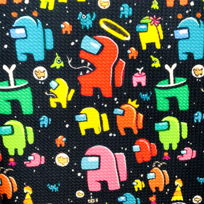 game console among us printed fabric