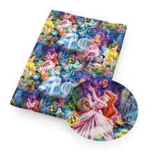 Load image into Gallery viewer, princess printed fabric

