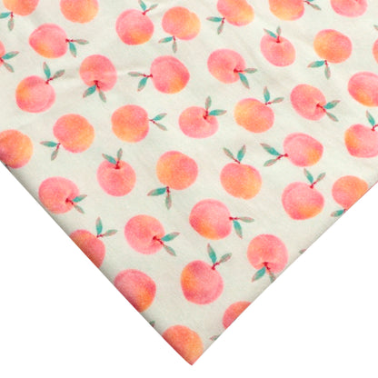 fruit peach pink series printed fabric