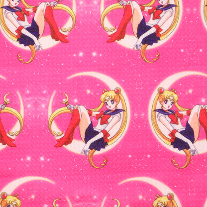 red series printed fabric