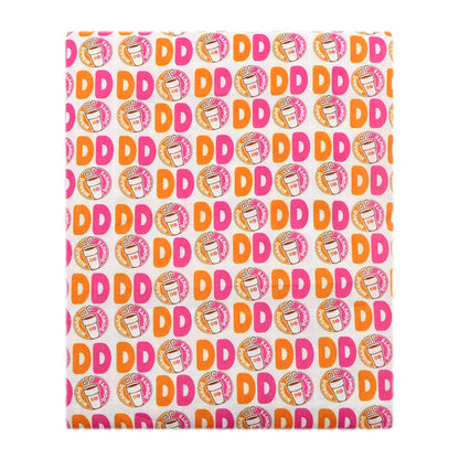 drinks dunkin donuts printed fabric